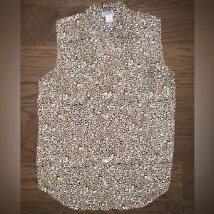 J.Crew Factory‎ tie neck silk top